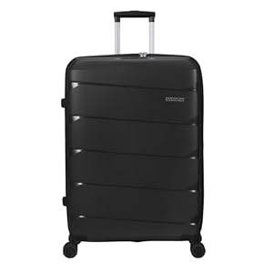 American Tourister Air Move – Spinner L, koffer, 75 cm, 93 L, zwart (zwart), zwart (zwart), L (75 cm – 93 L), Koffer