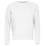 Fruit of the Loom Mens Lightweight Raglan Sweatshirt (240 GSM) (S) (White)