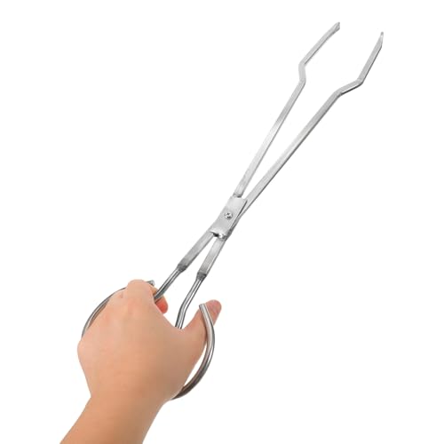 Pinzas para leña CONGARTENO accesorios resistentes para fogatas camping y barbacoa 5