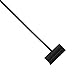 MinuMinuteman International Rope Handle Single Hoe Fireplace Tool, Standard 28-in, Blackteman International WR-02H Rope Handle Single Hoe Fireplace Tool, Standard 28-in, Black