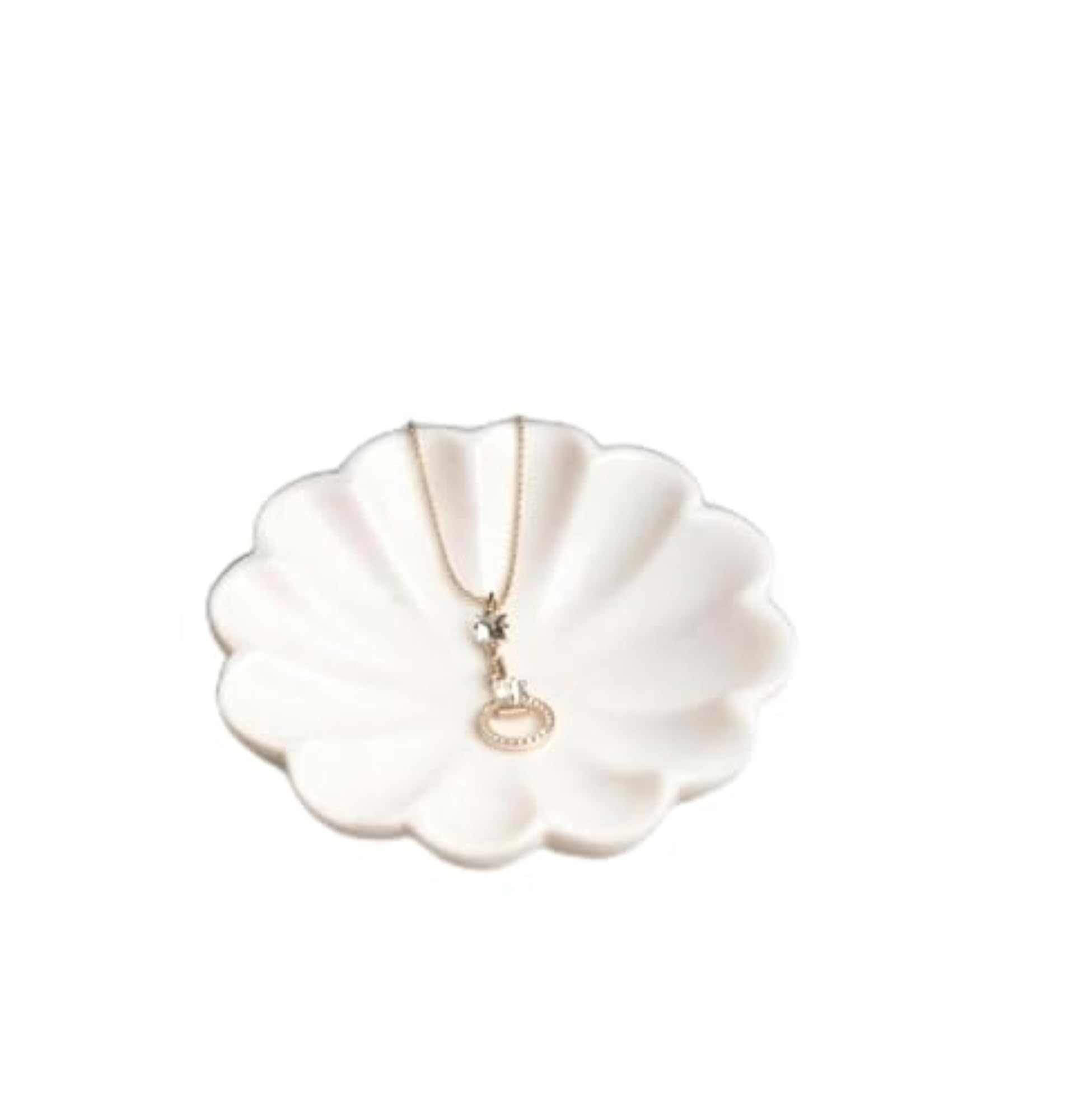 Handcrafted Marble Jewelry Tray for Rings and Earrings