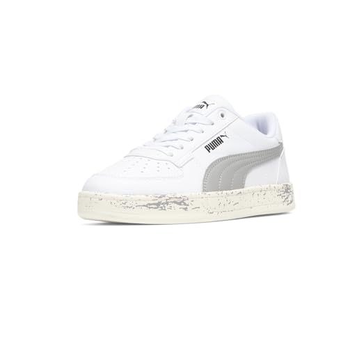 PUMA Kids' Caven 2.0 Paint Drip PUMA White-Concrete Gray-PUMA Black Big Kid 63