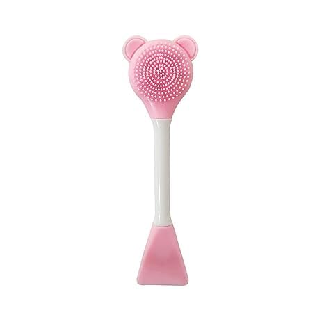 Katartizo Pink Facial Cream Spatula Silicone Face Mask Brush Mask Beauty Tool-Double Heads Skincare Applicator Tools for Facial Masks Apply Cream