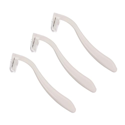 ELAYARD 3 Piezas Afeitadora para Mujer Cuchillas de Depilación y para Cuerpo y Áreas Íntimas Herramienta Cosmética Blanca Set