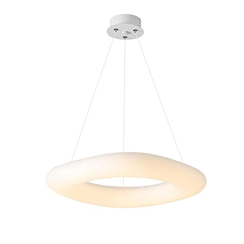 Plafonniers pendentif carré LED dimmable acrylique MOCHAMIK blanc pour salon