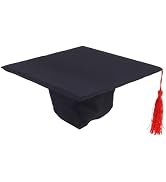 STOBOK Graduation Cap, Newborn Toys Doctorial Hat with Tassel 2022 Grad Cap Decoration Photograph...