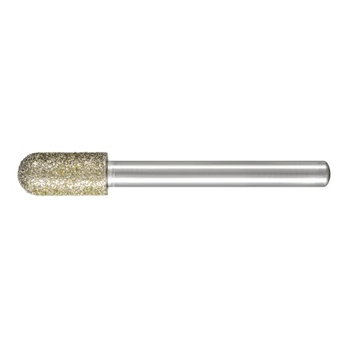PFERD Diamant-Schleifstift Walzenrundform | Ø 10,0mm Schaft-ø 6mm D357 (grob) | 36431057 – zum Schleifen von faserverstärkten Kunststoffen (GFK/CFK)