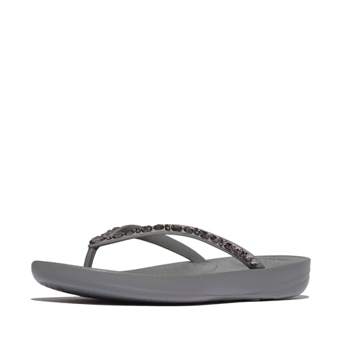 Image of FitFlop Iqushion Multi-Crystal Ergonomic Flip-Flops