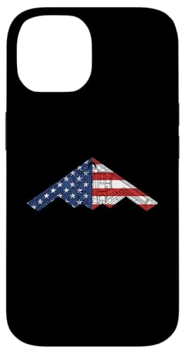 B-2 Bomber Stealth Aircraft Schematic American Flag B2 X}zP[X iPhone 14 p