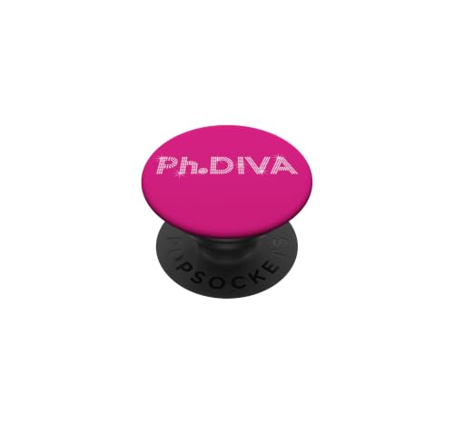 Phdiva PhD Diva Women Doctorate PopSockets PopGrip Adhésif