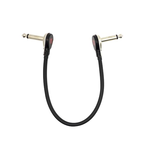 Mogami Gold Pedal SLP Patch Cable – Super Low Profile 90° Right Angle Guitar Effects Cable, Noise-Free, OFC Core 10 Inches by Mogami - Image 3