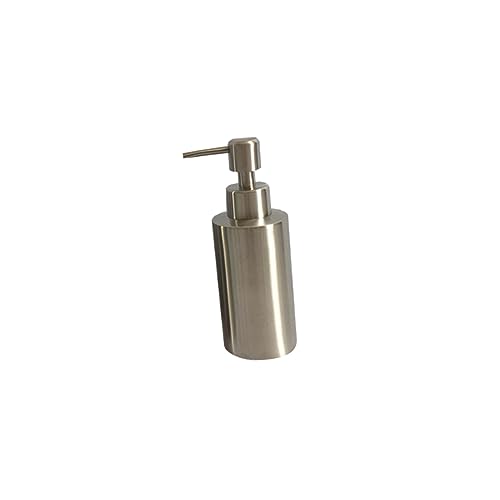 Wakauto 304 Stainless Steel Soap Dispenser Liquid Pump for Kitchen Bathroom Versatile Lotion Hand Soap Dispenser Easy to Refill Unique Design for Daily Use