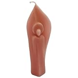 Herzmensch Große Engel Kerze rosa 23 cm handgegossen von Andrea Zrenner als Kleinigkeit zum Schenken für Mädchen und Frauen zum Geburtstag
