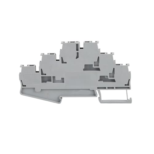 Connecteurs de fils ST2.5-3L borniers électriques triple couche sur rail DIN x10