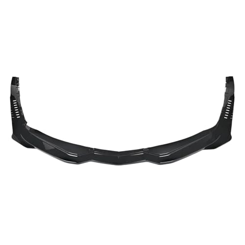 Aileron de pare-chocs avant Corvette C7 lèvre de protection et style noir brillant Stage