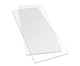 Mardili Plastic PMMA Cutting Pads compatiable for Big Shot, BIGkick Clear and Wrap-Resistant, Extended(14.75