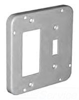 Crouse-Hinds TP740 Steel 2-Gang Surface Cover