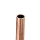 Kupferrohr, rund, T2, 6,5 mm Außendurchmesser, 0,2 mm, Wandstärke: 300 mm Länge, nahtlos, gerades Rohr, 1 Stück