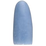 ROCKING GIFTS Angelit mit Flacher Basis, natürlicher Mineralstein für Meditation und Heilung, 1,5 bis 5 cm, Brasilien