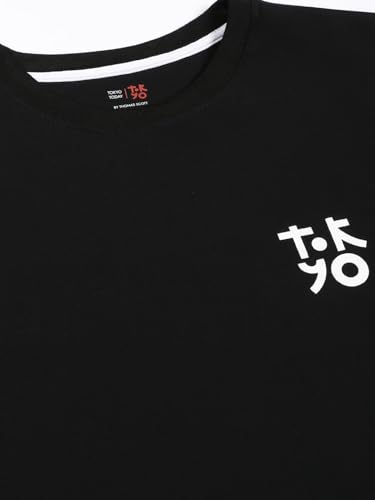 Image of Thomas Scott Men's | Graphic | Half Sleeve | Oversized Fit | 100% Cotton | Crew Collar | Casual Tshirt
