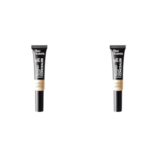 Image of Blue Heaven Flawless Matte Liquid Full Coverage Cream Concealer For Normal Skin, 101, Vanilla, 17Ml (Pack Of 2), 2 Count