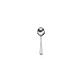 Oneida 2273SBLF Juilliard S/S 6-1/8" Bouillon Spoon - Dozen