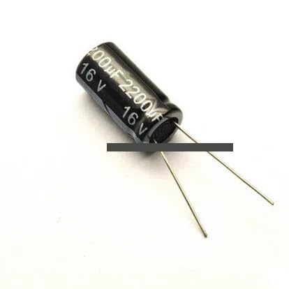 Condensateur électrolytique 16V 2200uF radial pour restaurer vos anciens appareils lot de 200