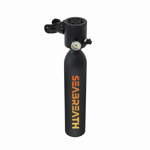 Bouteille de plongée 0.5L légère avec autonomie 8 min et recharge manuelle