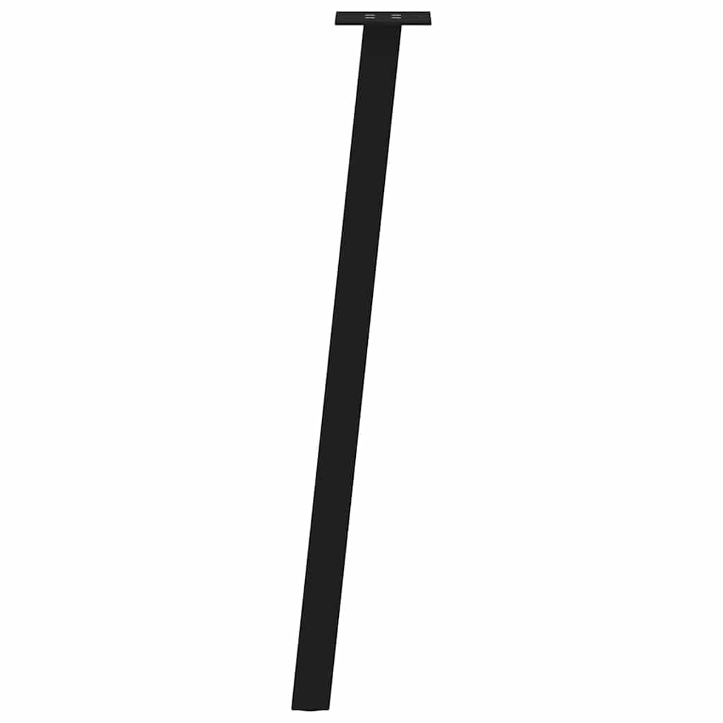 Gambe per Tavolo consolle 4 pz Nere 72 cm in Acciaio,Mobili,Accessori per tavoli,Gambe per tavoli,5.98 kg -4012492