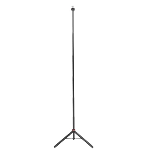 Ycauty Trípode para Cámara de Acción, Palo Selfie Extensible Estable y Transparente de 5,3 Pies para Vlogging, Aleación de Aluminio Ligera