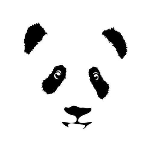 Autocollants De Voiture,iSpchen 2pcs Sticker Rétroviseurs Autocollant De Voiture Panda Autocollants Personnalisé Mignon Autocollant RéServoir Carburant Stickers Muraux Panda DéCoration 13 * 13cm