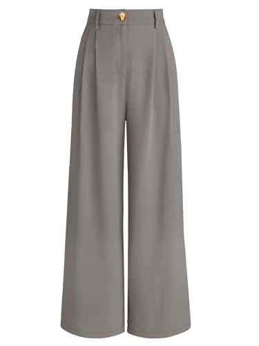 AUTOMET womens AUTOMET Wide Leg Dress Pants Modern