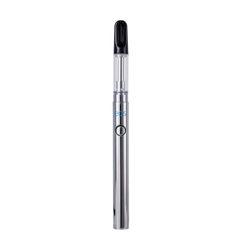 eos Premium CBD Vape Pen zum Aufladen per USB | E-Zigarette wiederverwendbar & nachfüllbar | Leistungsstarker 300-mAh Akku | Vaporizer ohne Temperatur-Schwankungen | E-Vape Stick in Chrom