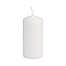 HOMEA 6BPC001JS Bougie Parfumée Cylindrique Paraffine Blanc 6,5 x 6,5 x 14 cm