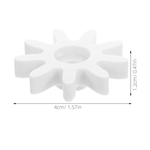 Image of VOSAREA 4Pcs Tooth Plastic Gears for Gumball Machines Coin Operated Gear Set Mechanical Gears for Projects Candy Machine Parts Gear Accessories