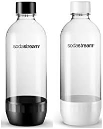 soda-stream (Soda stream 1-Liter Carbonating Bottles- Black&white (Twin Pack)…)