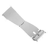 VERDANVERSE Cierre Desplegable para Correa de Reloj de Acero Inoxidable Macizo Hebilla Metálica Sólida de 22 MM Doble Botón Pulsador Compatible Relojes de Pulsera para Hombre y Mujer