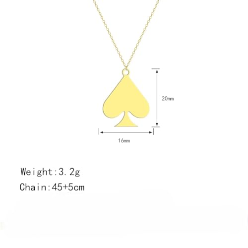 Collier As de Pique argent 925 anti-ternissement