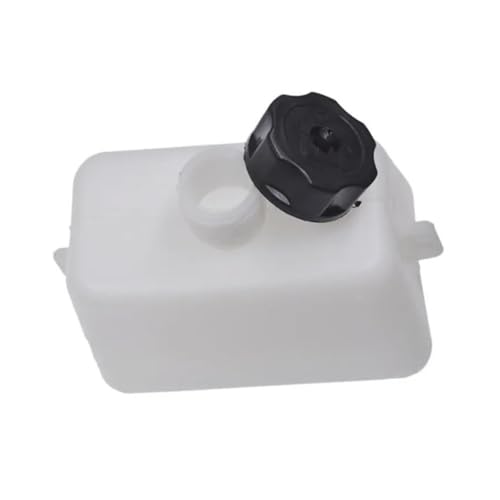 Réservoir de carburant moto en plastique blanc 1L pour mini dirt bike 49cc 2 temps