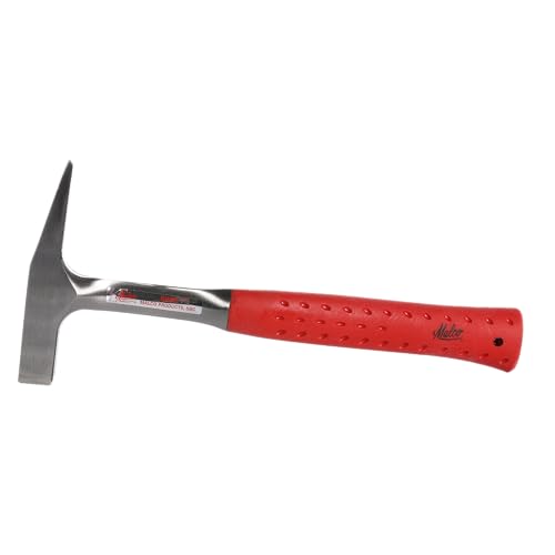 Malco SH3V 18 oz Sheet Metal Setting Hammer VINYL GRIP | One-Piece Forged I-Beam | Beveled Face & Pein | Recoil-Minimizing Molded Grip | HVAC Roofing & Sheet Metal | Made in USA