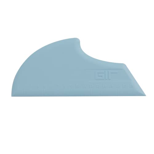 GIR: Get It Right Premium Silicone Pan Scraper - Heat Resistant Kitchen Scraper, Cutter, Chopper Perfect For Dough, Pasta, Cake, Bread, and More - 8 IN, Slate