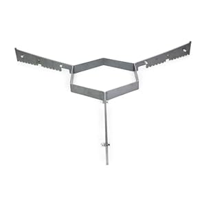 Grillrost.com Das Original Auflageleisten für alle 80cm Feuerplatten - sorgt für ausreichend Luft und einen sicheren Halt