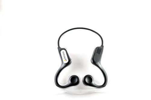 Image of Open Ear Wireless Earphones with Bluetooth 5.3, Noise Cancelling Mics, IP55, 12Hours Playtime for Running, USB-C Quick Charge (Black), Healthy.