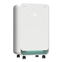 EcoAir DC12 MK3 Dehumidifier | 12L/Day | Bedroom, Living Room Dehumidifier | 24H Timer | Continuous Drainage | Digital Hygrometer Display | Laundry Drying | 2L Water Tank