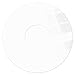 Menesia Acrylic Turntable Mat - Vinyl Slipmat for Record Player Accessories, White Acrylic Slip Mat Vinyl
