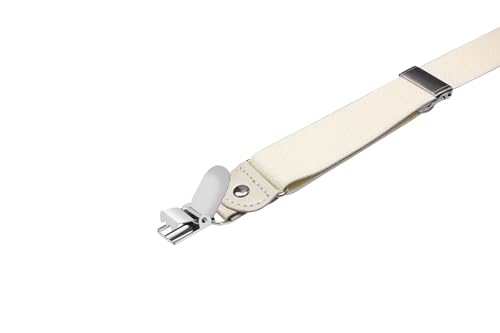 Men's Boys' Suspenders and Bow Tie Set Adjustable Elastic with Strong Metal Clips2