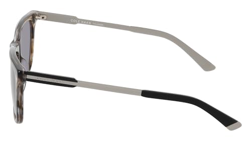 COLE HAAN Men's CH6086 Polarized Square Sunglasses, Smoke Horn, 54/17/145 by Cole Haan - Image 3