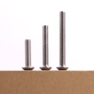 Miniatura 5 de Tornillos y pernos de cabeza de botón inoxidable M6 x 0.315 in, 0.472 in, 0.630 in, surtido de 30 piezas en total, acero inoxidable 304, rosca