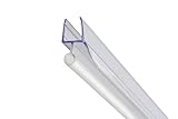 Dimensionen & Eigenschaften: 1000 mm lang, geeignet für Glasstärken von 7 bis 10 mm und transparent