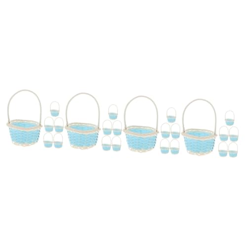 Paniers Woven Avec Poignée ifundom - Lot de 24 Mini Corbeilles Décoratives pour Bonbons de Mariage